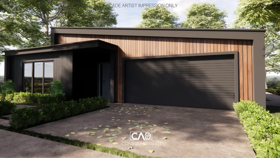 Andy house plan, 3 Bed + Study, 215.36 m²
